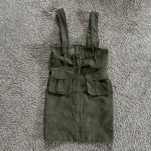 Courtney green/olive dress